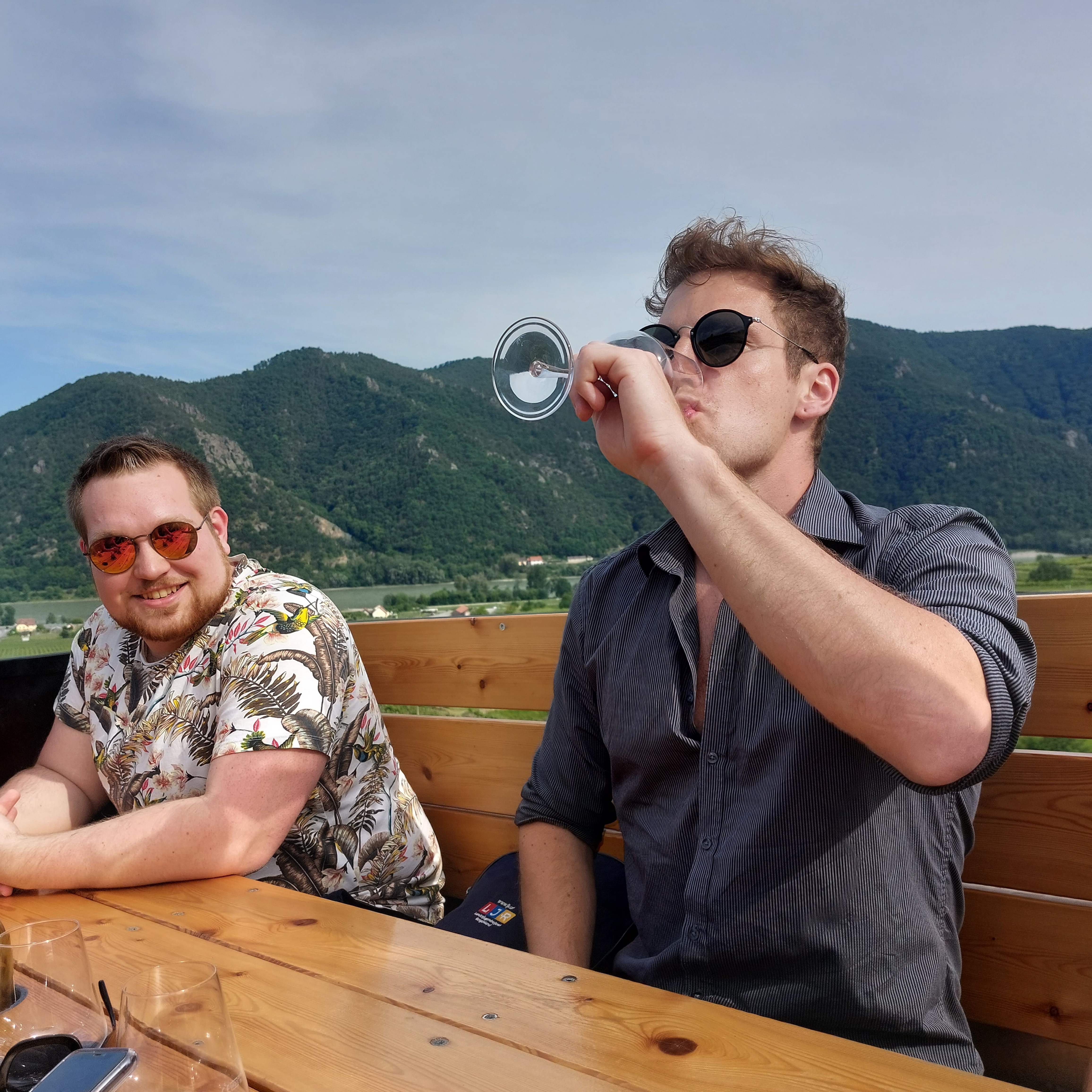 Riedenfahrt in der Wachau mit dem Team von dryven