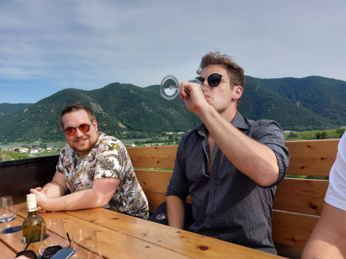 Riedenfahrt in der Wachau mit dem Team von dryven